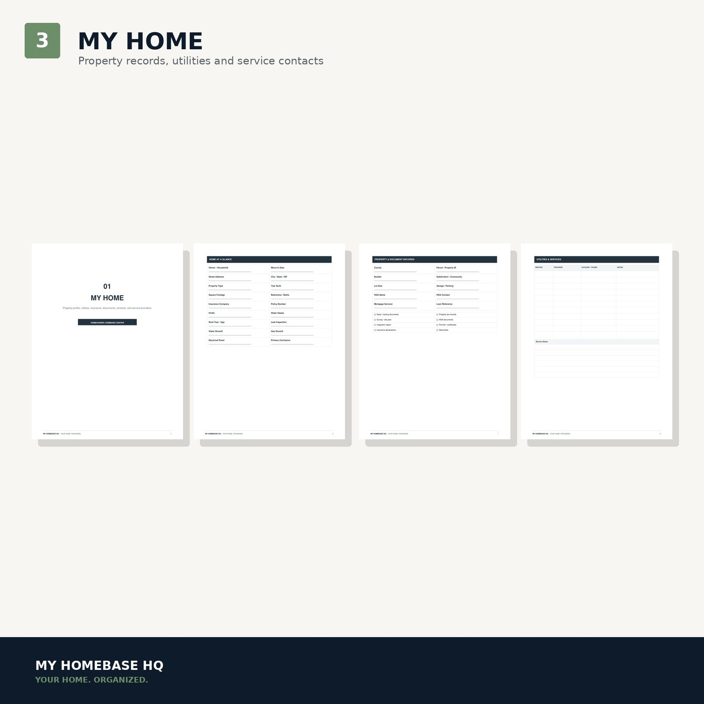 Homeowner Command Center | Complete Home Management Binder