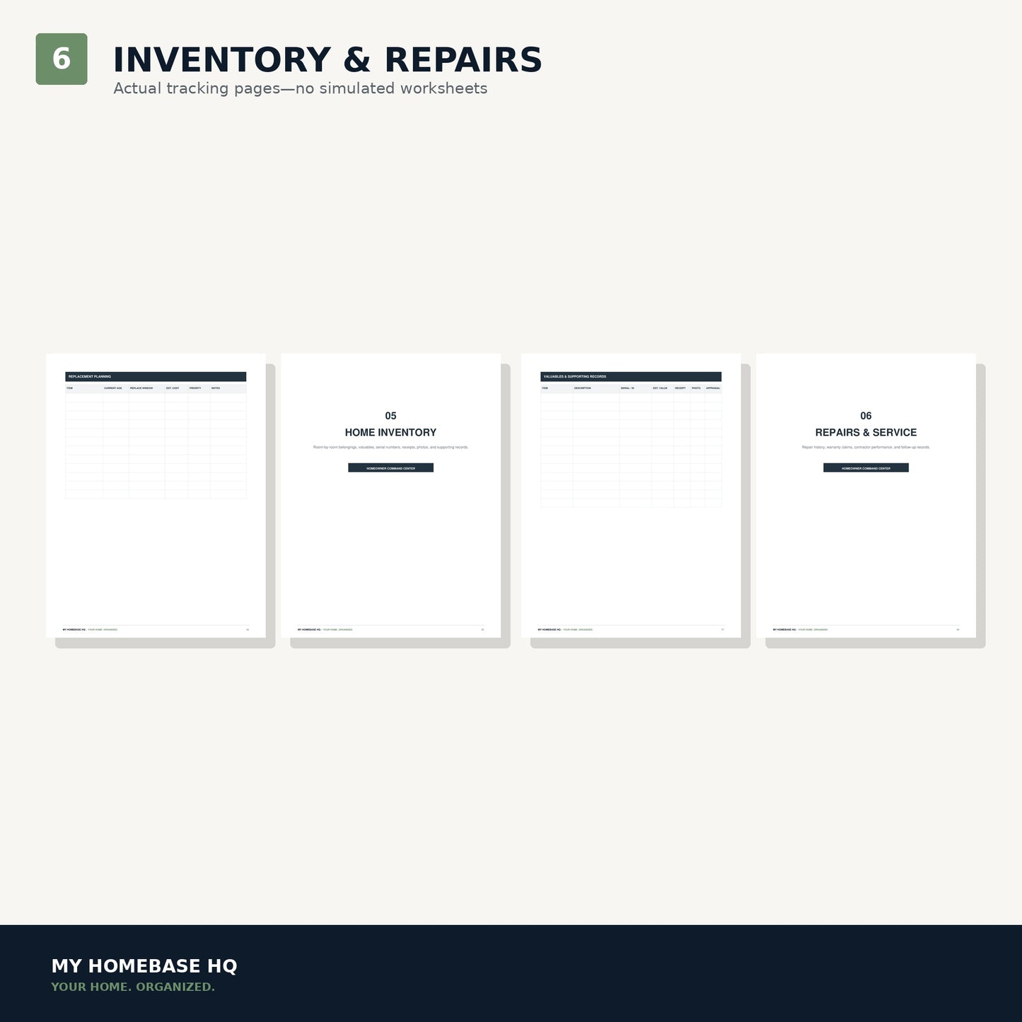 Homeowner Command Center | Complete Home Management Binder