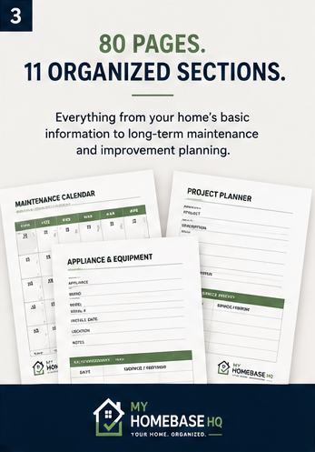 Homeowner Command Center | Complete Home Management Binder