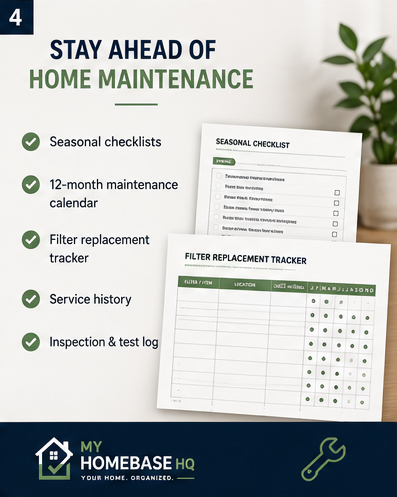 Homeowner Command Center | Complete Home Management Binder