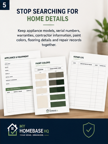 Homeowner Command Center | Complete Home Management Binder