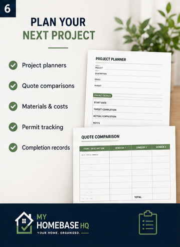 Homeowner Command Center | Complete Home Management Binder